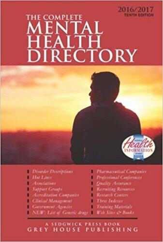 Complete Mental Health Directory, 2016/17