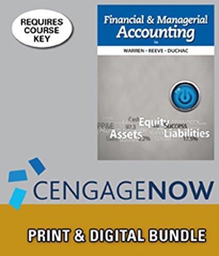 Financial & Managerial Accounting [with CengageNOW 2-Term Access Code]
