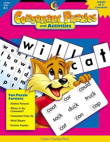 Consonant Puzzles and Activities (Gr. K-1)