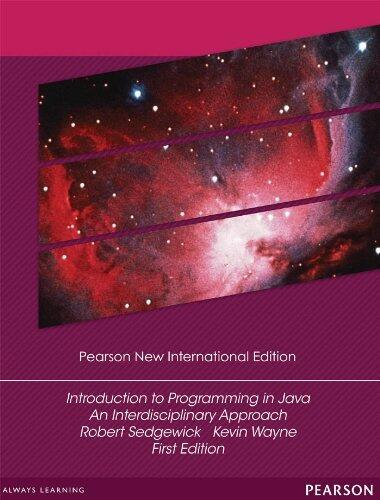 Introduction to Programming in Java: An Interdisciplinary Approach