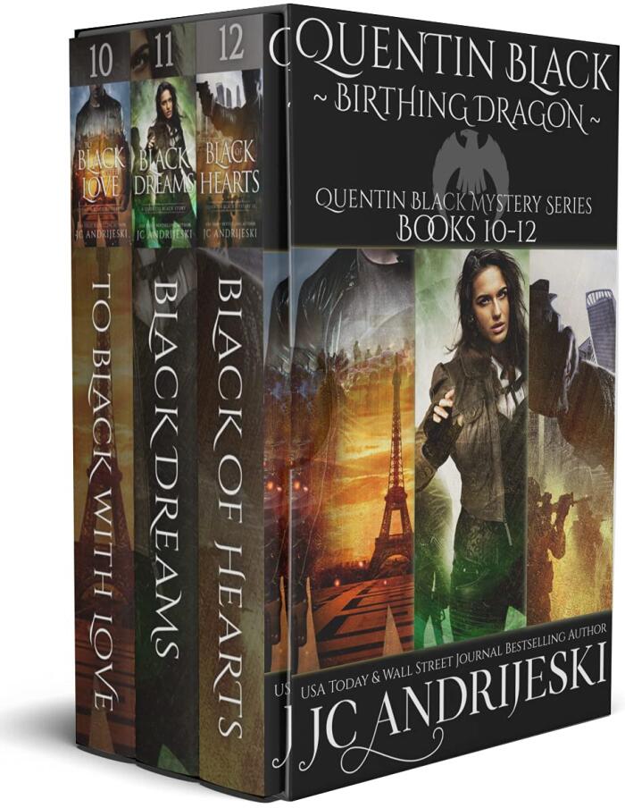Quentin Black: Birthing Dragon (Quentin Black Mystery Series #10-12): A Quentin Black Paranormal Mystery Romance Collection