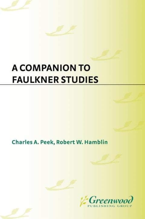 Companion to Faulkner Studies