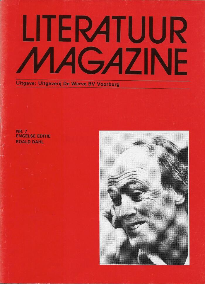 Literatuur magazine nr. 7 Engelse editie Roald Dahl