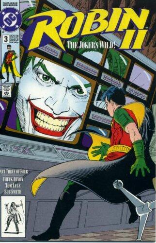 Robin II #3 "The Joker's Wild" Joker on Monitor Cover