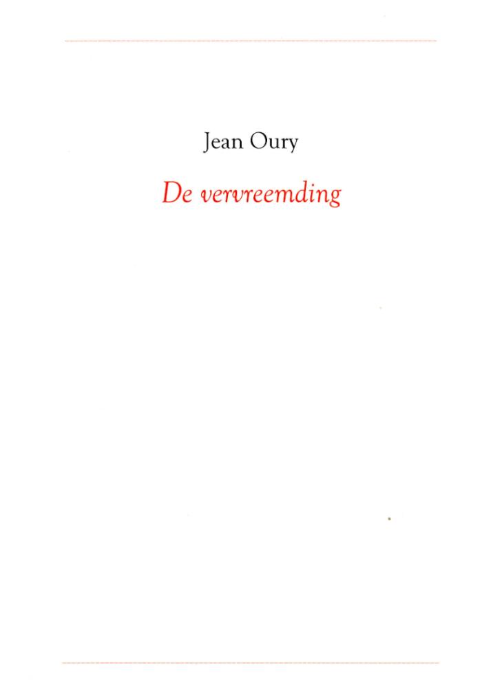 De vervreemding