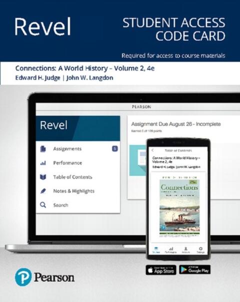 Revel for Connections: A World History (Volume 2) - Access Card