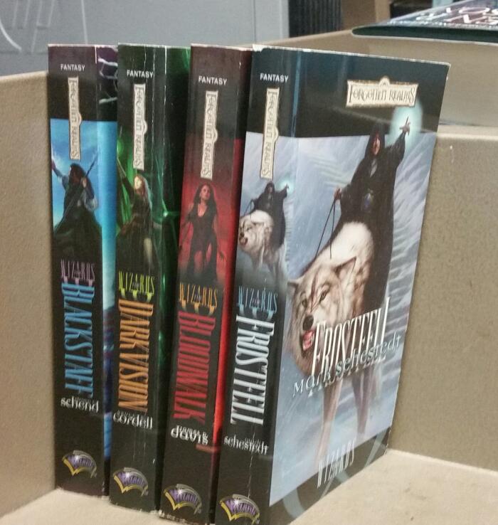4 volume Forgotten Realms Wizards set