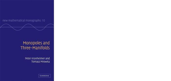 Monopoles and Three-Manifolds ICM edition