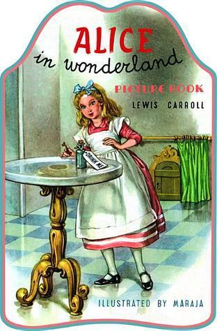 Alice In Wonderland Picture Shape Book