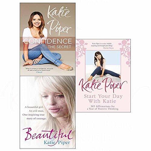 Confidence, beautiful, start your day with katie 3 books collection set