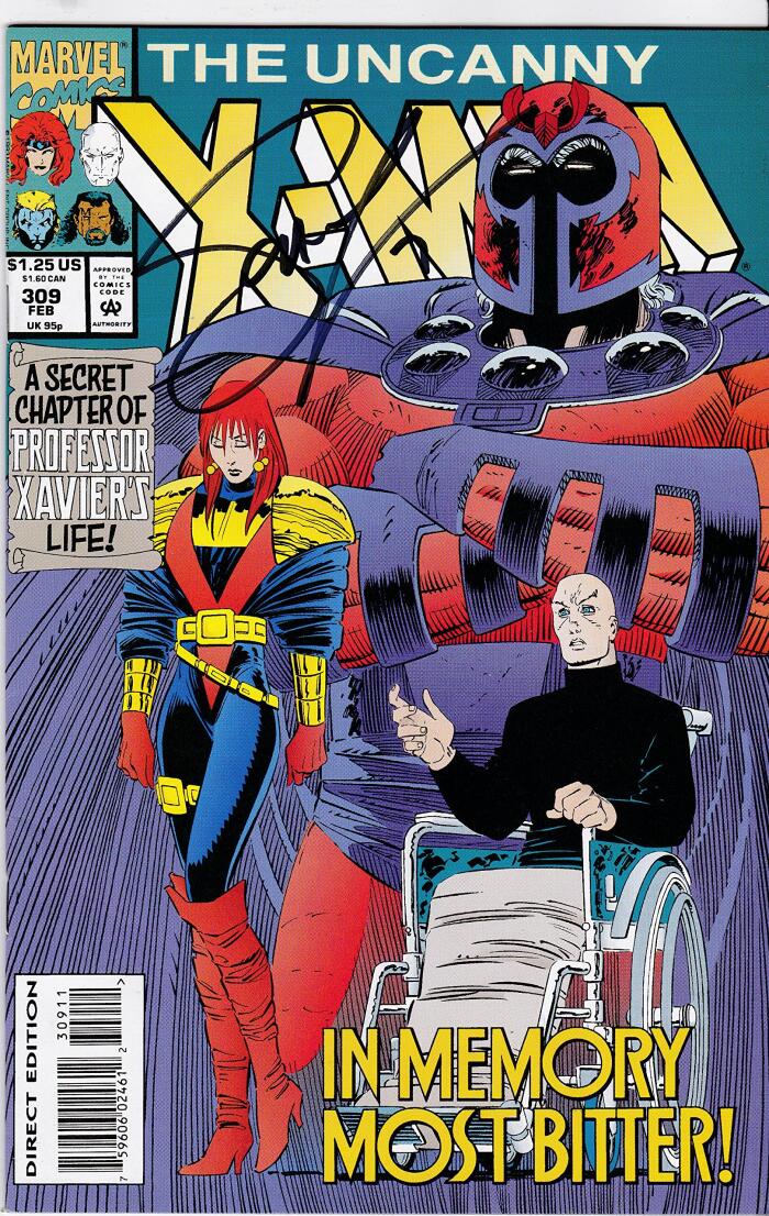 Autographed Uncanny X-Men #309 NM Signed