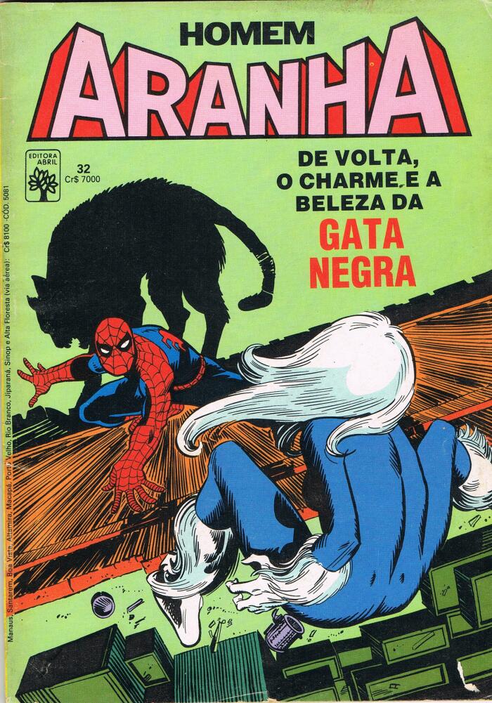 Homem Aranha nº32 - De Volta o Charme e a Beleza da Gata Negra