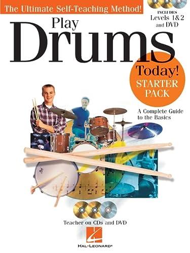 Play Drums Today! (Starter Pack): Includes Levels 1 & 2 Book/CDs and a DVD