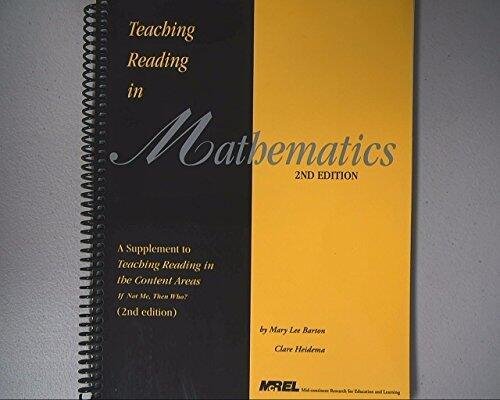 Teaching Reading in Mathematics, 2nd Edition by Jane K. Doty