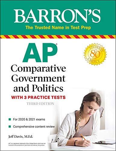 AP Comparative Government and Politics: With 3 Practice Tests