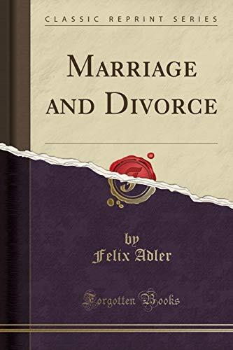 Marriage and Divorce
