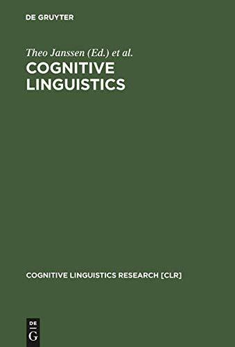Cognitive Linguistics: Foundations, Scope, and Methodology