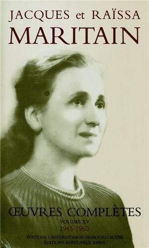 Oeuvres complètes Maritain XV