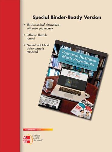 Practical Business Math Procedures, Brief Edition [with Connect Access Card]