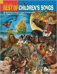 Best of Children's Songs Piano, Vocal and Guitar Chords