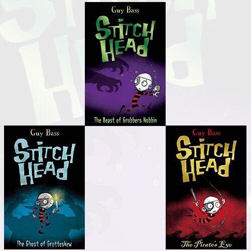 Guy Bass Stitch Head Collection 3 Books Bundle