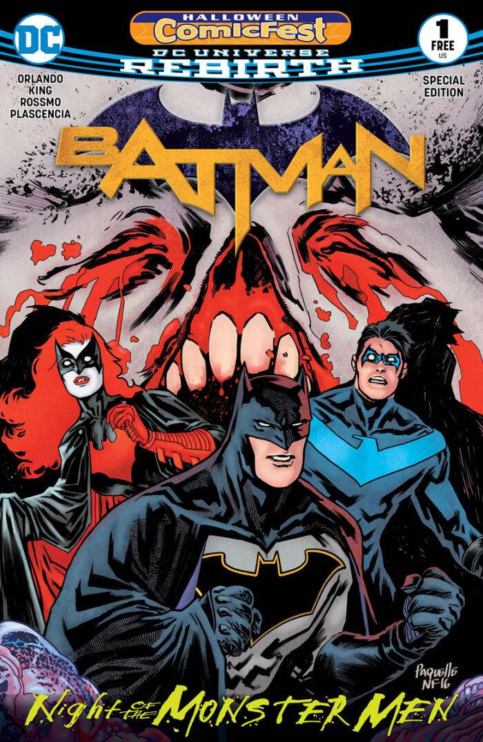 Halloween ComicFest 2017 Batman: Night of the Monster Men Special Edition