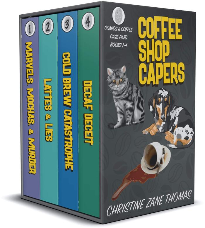 Coffee Shop Capers: Comics and Coffee Case Files (Books 1-4)