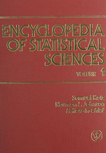 Encyclopedia of Statistical Sciences, 9 Vol. Set
