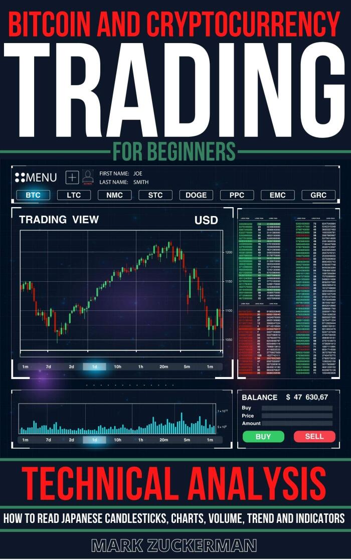 Bitcoin And Cryptocurrency Trading For Beginners: Technical Analysis: How To Read Japanese Candlesticks, Charts, Volume, Trend And Indicators