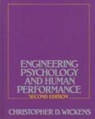 Engineering Psychology and Human Performance