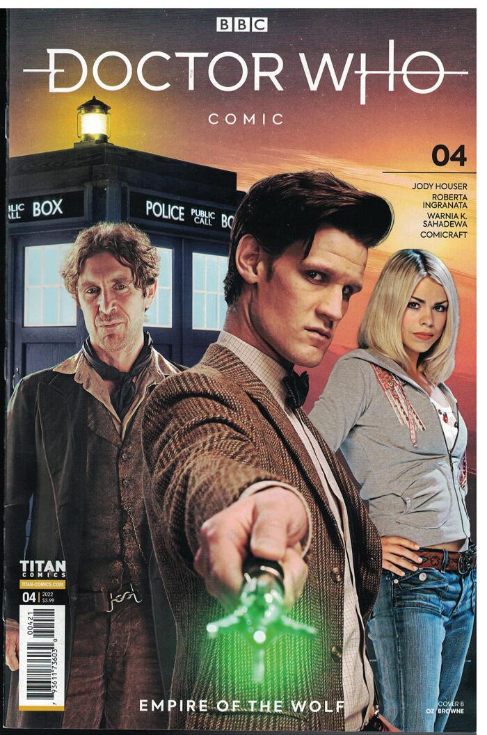 Doctor Who Empire of the Wolf # 4 Oz Browne Cover B
