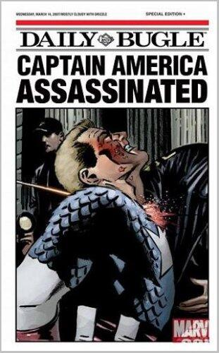 Marvel Captain America #25 Assassinated Daily Bugle Comic Newspaper