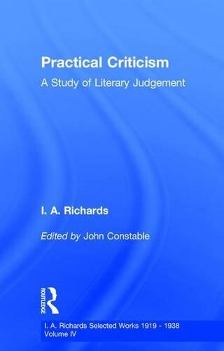 Practical Criticism (Volume 4)