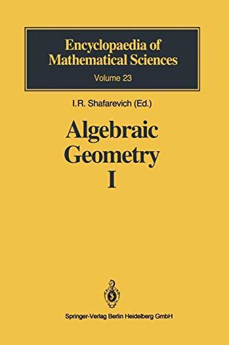 Algebraic Geometry (I): Algebraic Curves, Algebraic Manifolds and Schemes