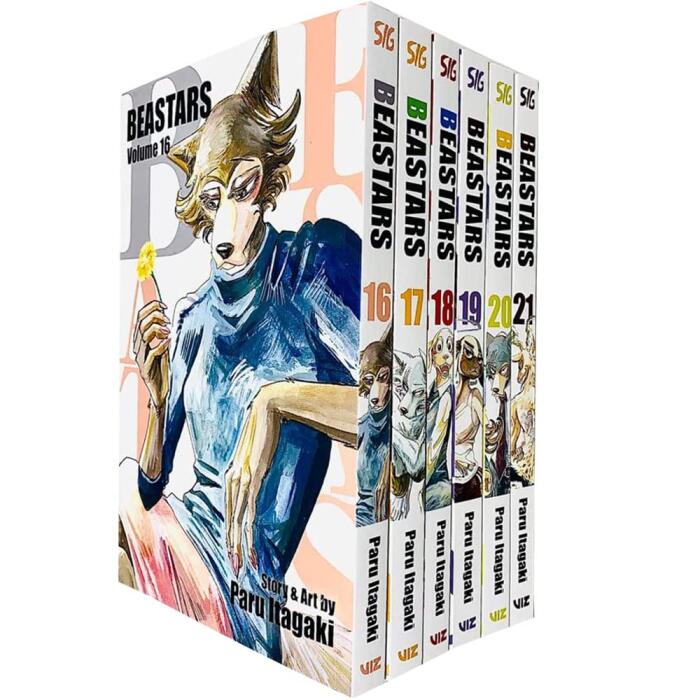 Beastars Series Vol 16-21 Collection 6 Books Set