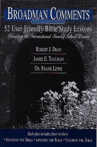 13 User-Friendly Bible Study Lessons: Based on the International Sunday School Lessons