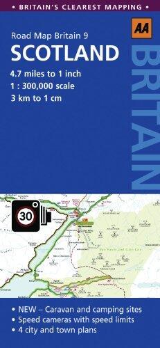 AA Road Map Scotland