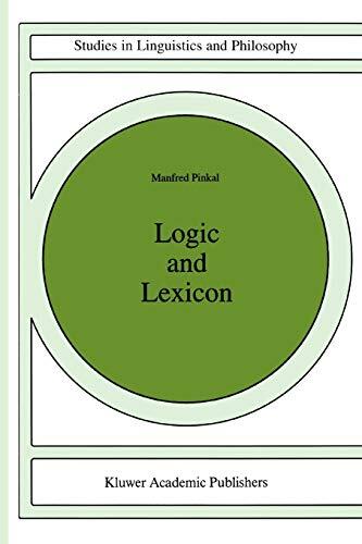 Logic and Lexicon: The Semantics of the Indefinite
