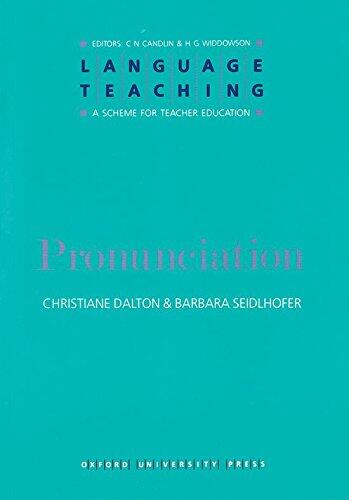 Language Teaching. A Scheme for Teacher's Education. Pronunciation