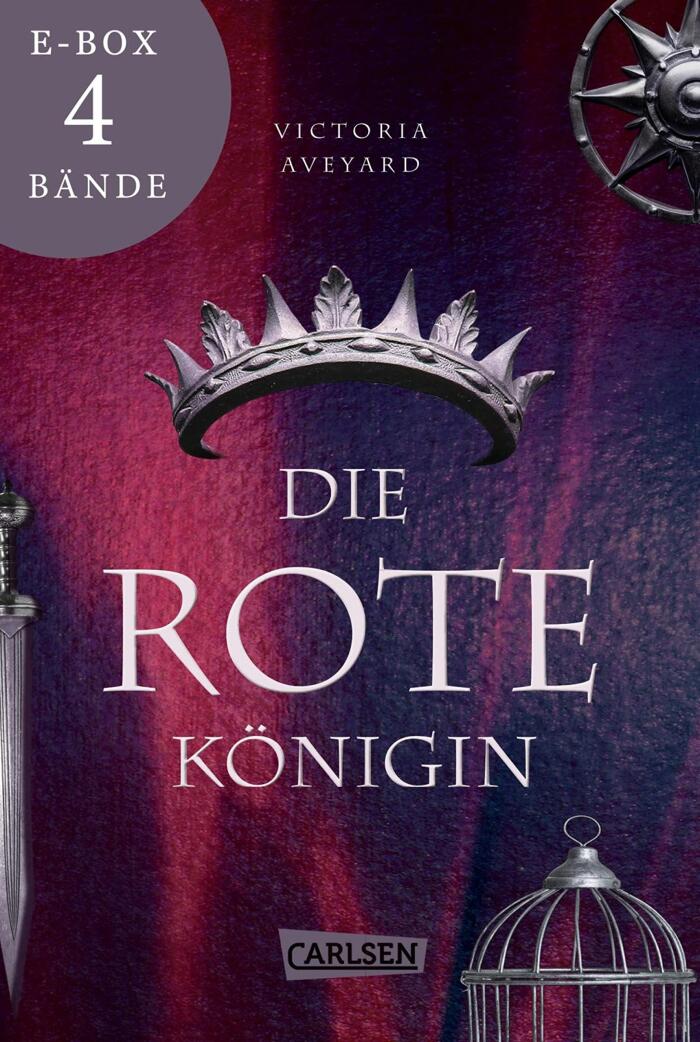 Die rote Königin: Im Kampf um ein freies Leben und die Liebe – Band 1-4 der romantischen Fantasy-Serie im Sammelband! (Die Farben des Blutes): Für Fans ... und von »Game of Thrones«