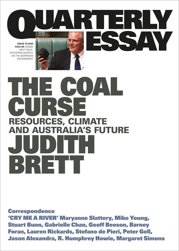 The Coal Curse: Resources, Climate and Australia's Future