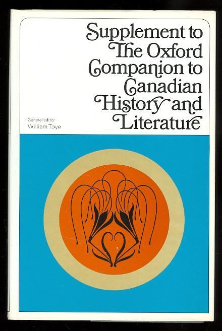 Supplement to the Oxford Companion to Canadian History and Literature
