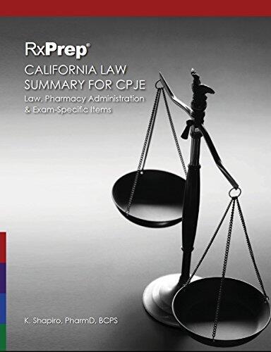 RxPrep California Law Summary for CPJE