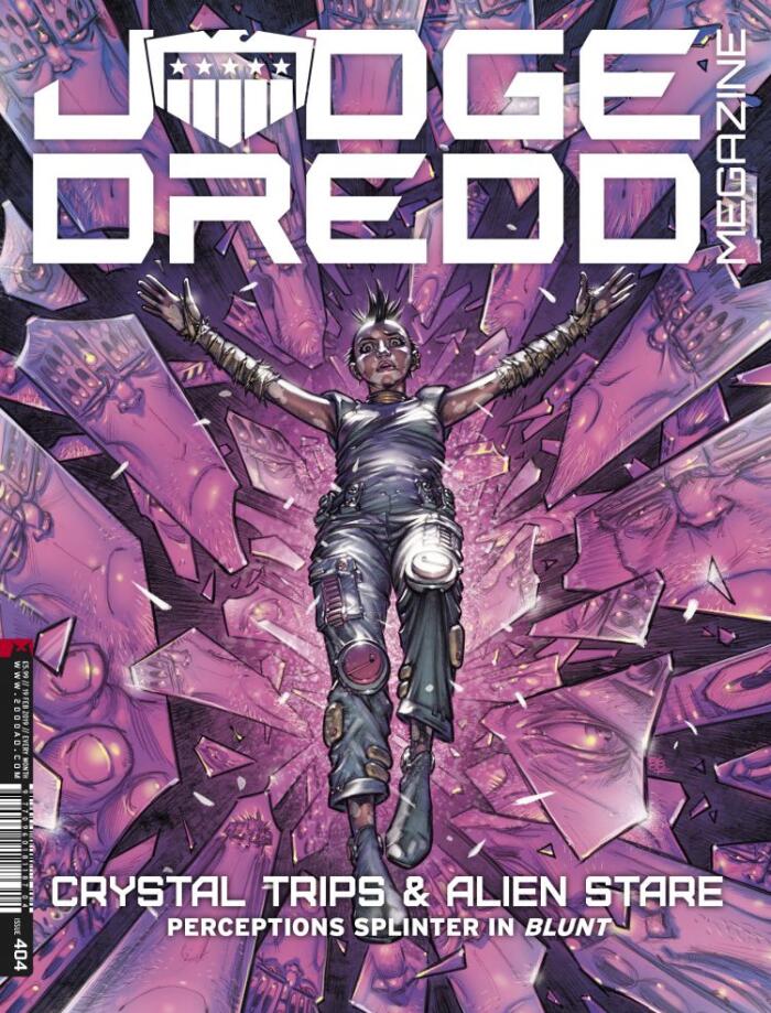 Judge Dredd Megazine 404 - Crystal Trips & Alien Stare