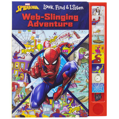 Marvel Spider-man - Web-Slinging Adventure Sound Book - Look, Find & Listen - PI Kids