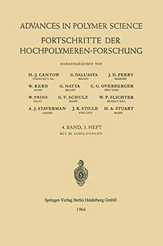 Advances in Polymer Science (Volume 4/3)