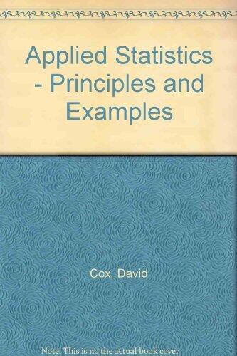 Applied Statistics: Principles and Examples