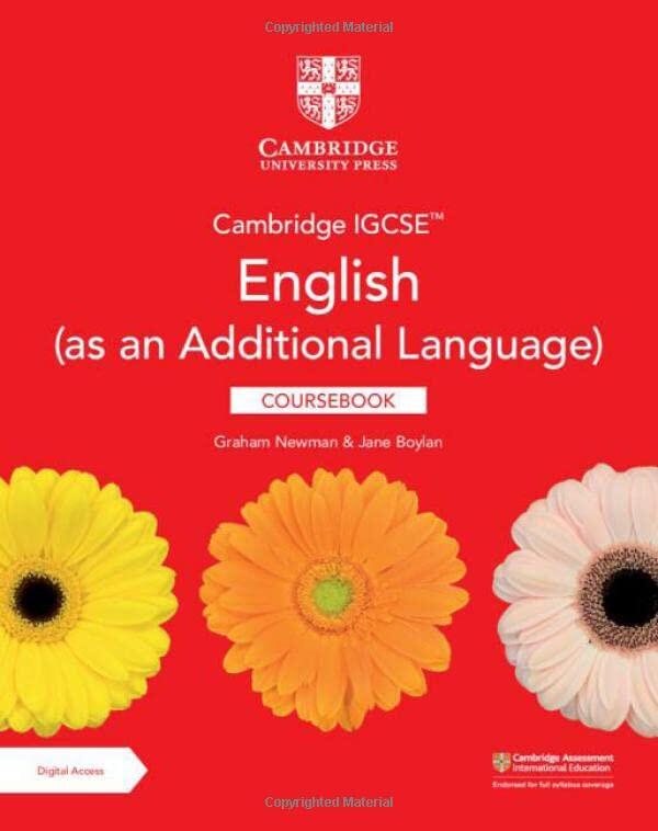 Cambridge IGCSE English (as an Additional Language) Coursebook with Digital Access