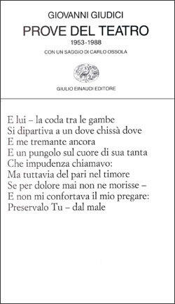 Prove del teatro: 1953-1988 (Collezione di poesia)