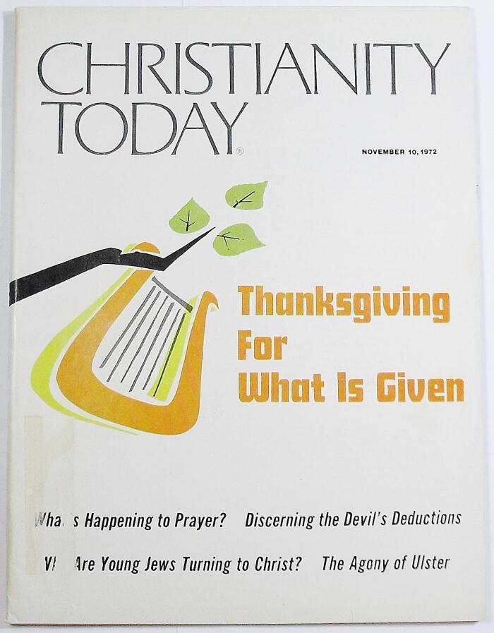 Christianity Today, Volume XVII Number 3, November 10, 1972